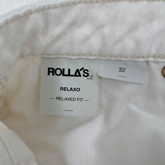 Rolla's Men's Relaxo Chop Jeans Relaxed Fit Raw Salt 32x26 - Picture 10 of 16